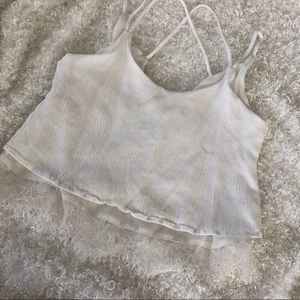 Lace crop top